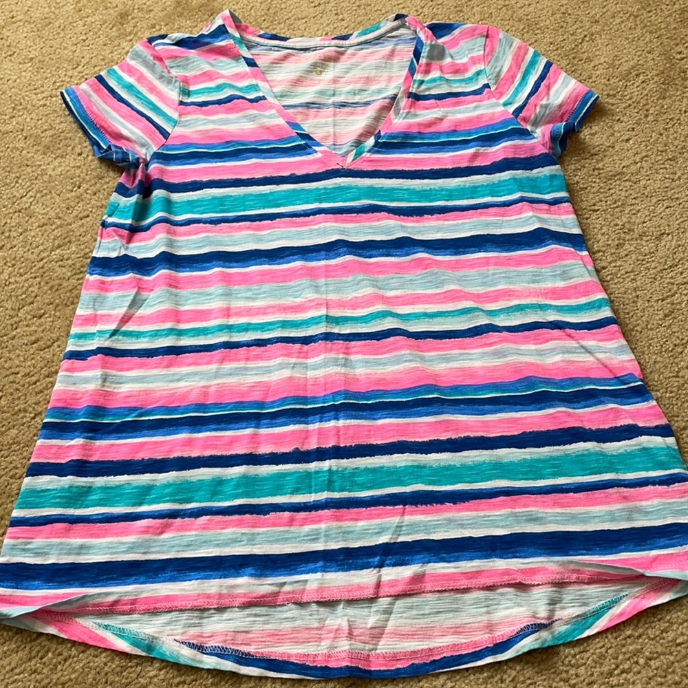Lilly Pulitzer vneck top! Worn a handful of times